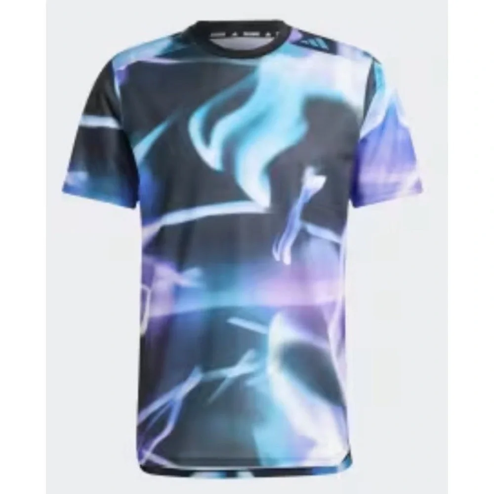 ADIDAS DESIGNED 4 TRAINING HEAT.READY AOP PERFORMANCE SHIRT SIZE 2XL